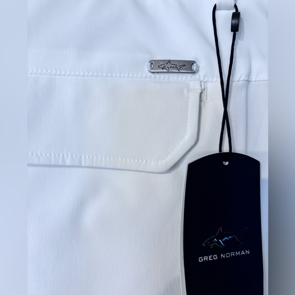 Greg Norman Men's Moisture Wicking Professional Golf Pants White 38X32 - Picture 6 of 9